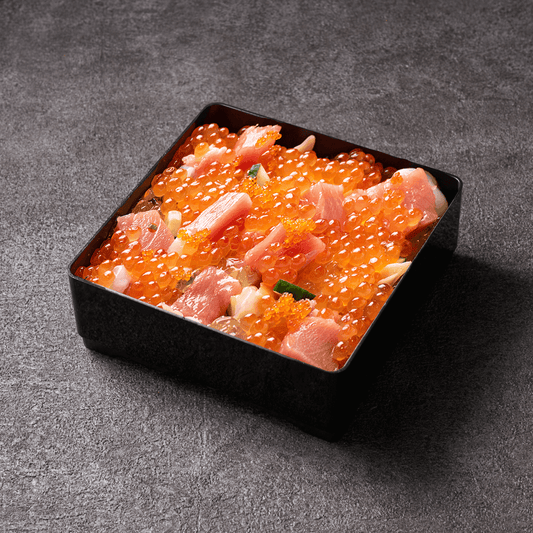 謹製 海幸玉手箱＜輝＞（いくらハーフ40g） - 本まぐろ、生うに。白金海幸